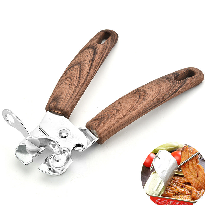 Stainless steel simple can opener