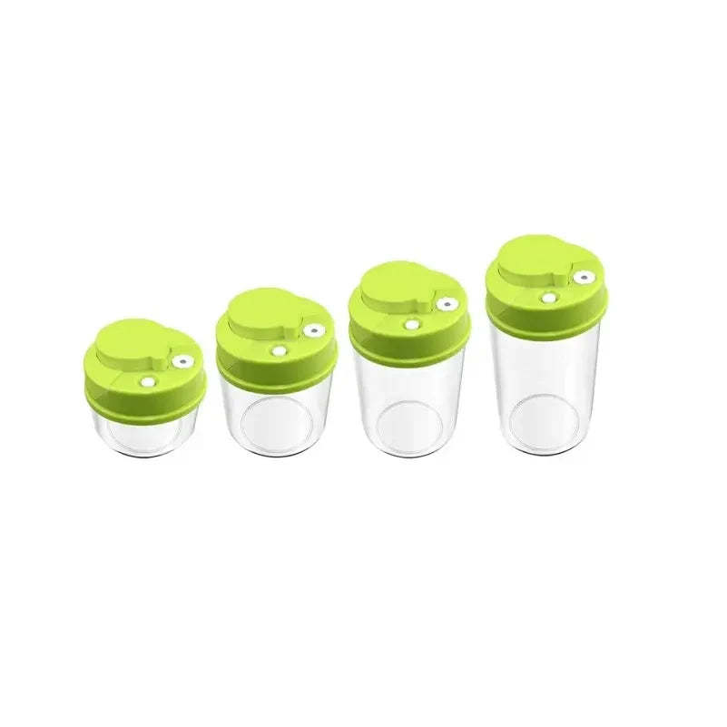 Tall Storage Bins Plastic Tub Push type vacuum plastic food storage container