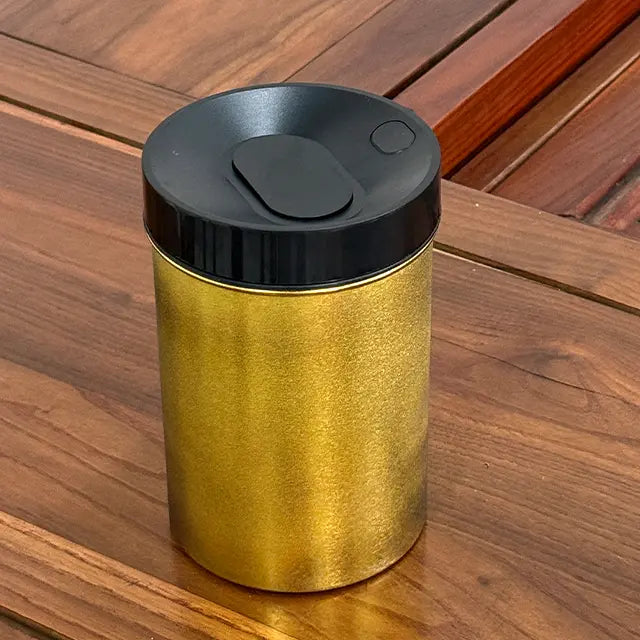 Titanium Vacuum Sealing Canister Airtight Storage Container for Coffee Tea Caddy