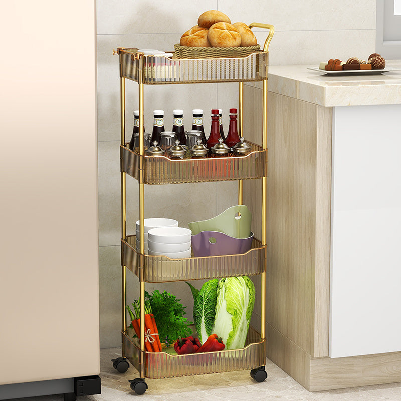 Toy Organizer Vegetable Fruit Holder Shelving Unit Bathroom Plastic Storage Rack
