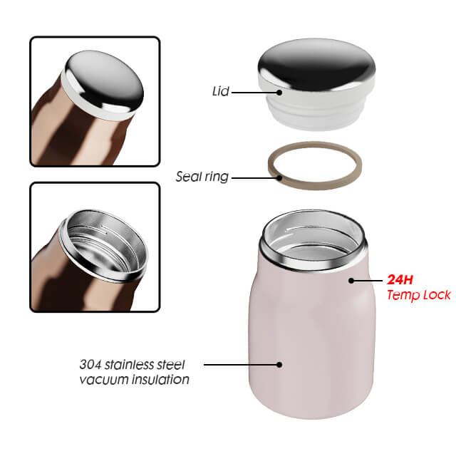 Vacuum Insulated Food Jar V801