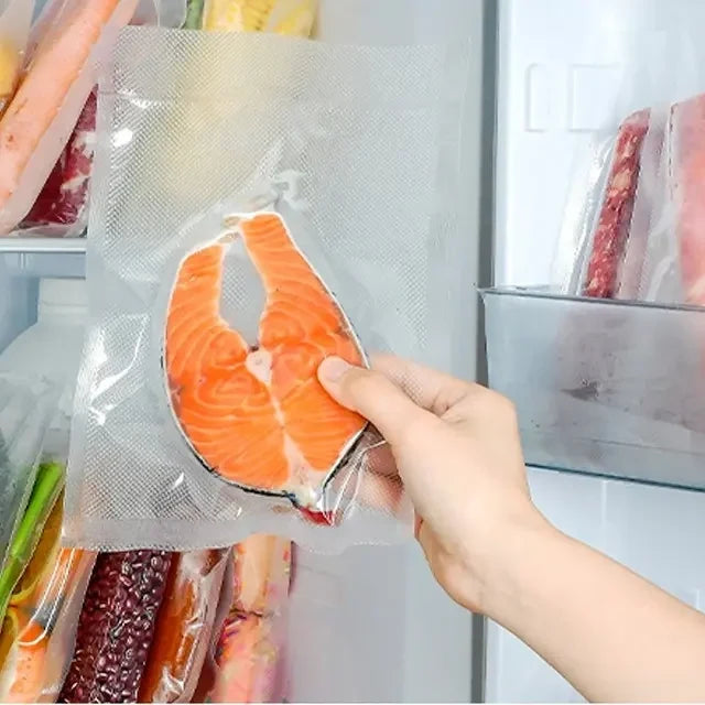 Vacuum Sealer Bags Food Saver Bags BPA Free Pre-cut Commercial Grade Vac Bags for Food Storage Meal Prep or Sous Vide