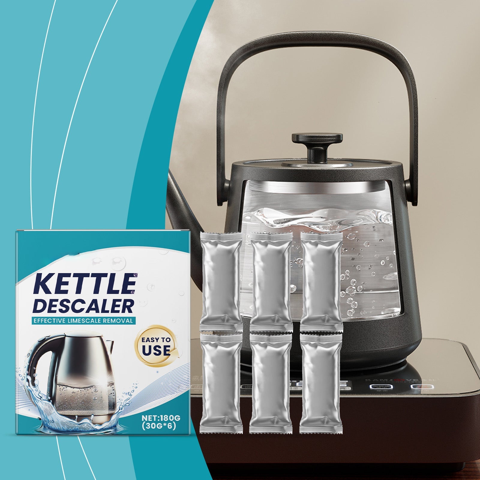 Water Kettle Descaler Powder