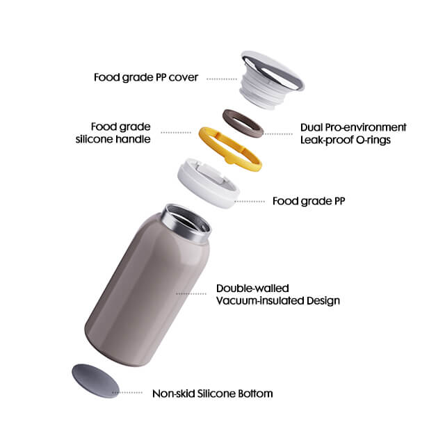 Wide Mouth Insulated Water Bottle V849G