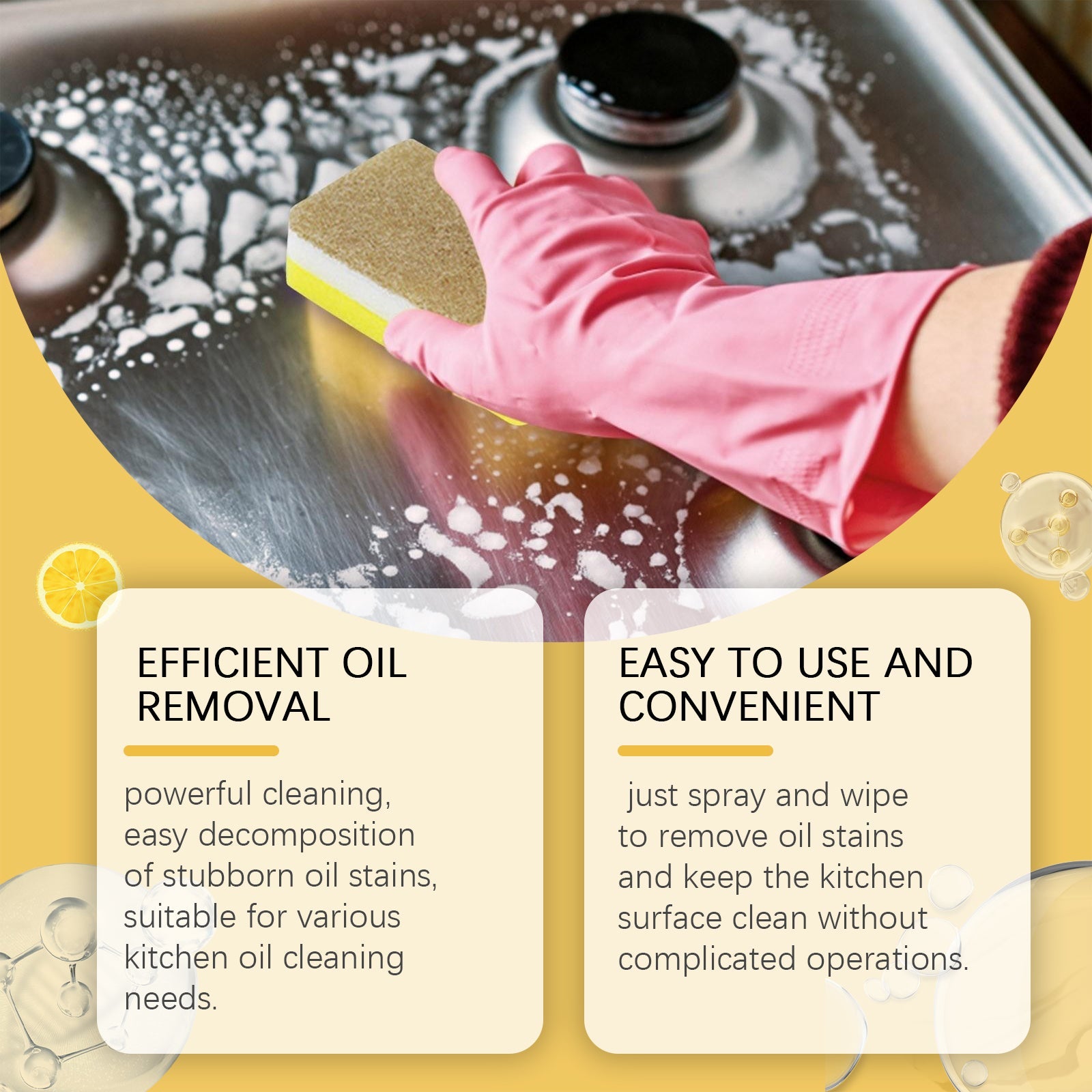 SUCIHOME Heavy Duty Kitchen Degreaser Spray
