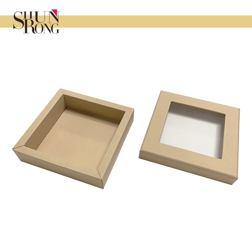 alternative-paper-packaging-option-kraft-paper-cardboard-lid-and-soft-base-with-PET-window