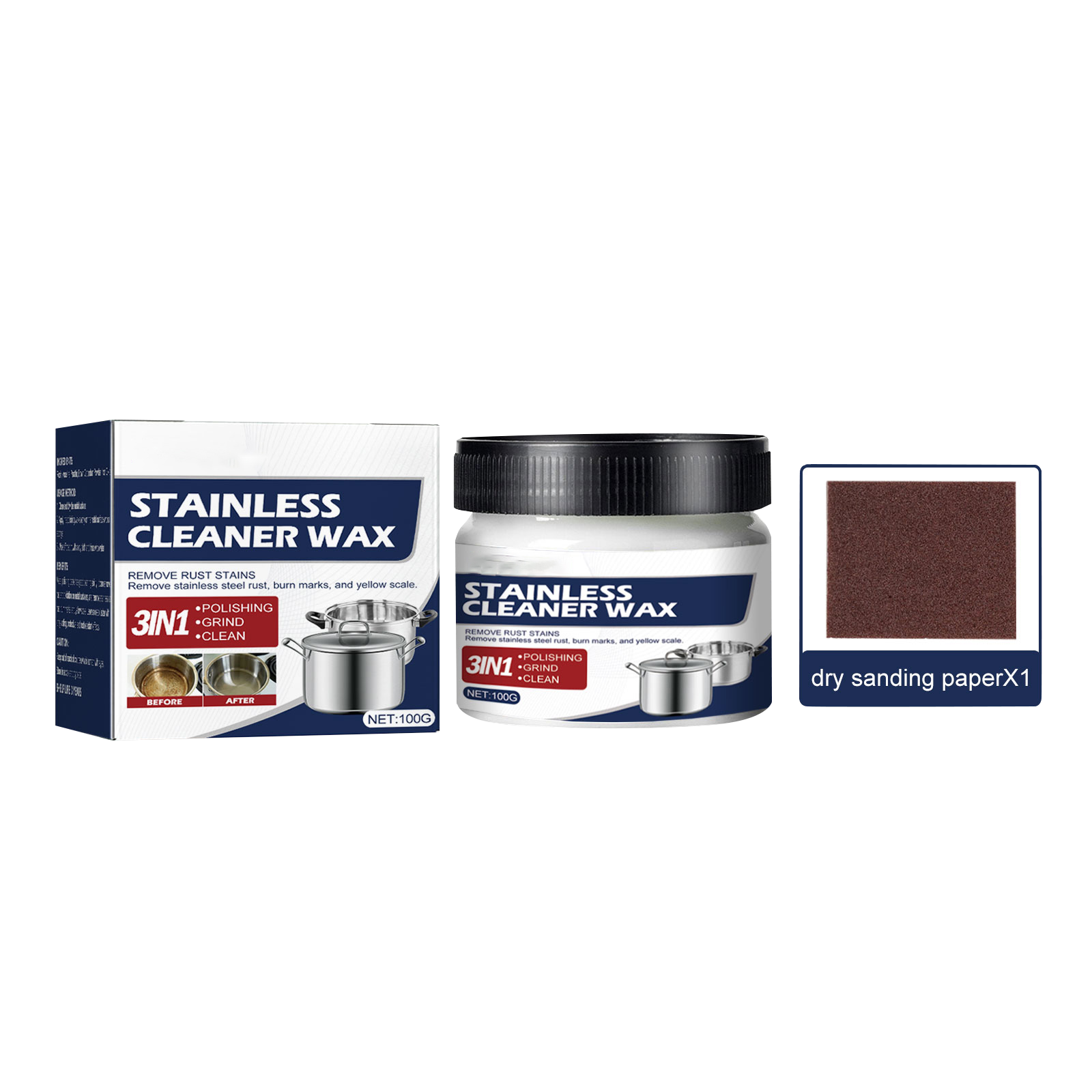 SUCIHOME Premium Metal Polishing Wax