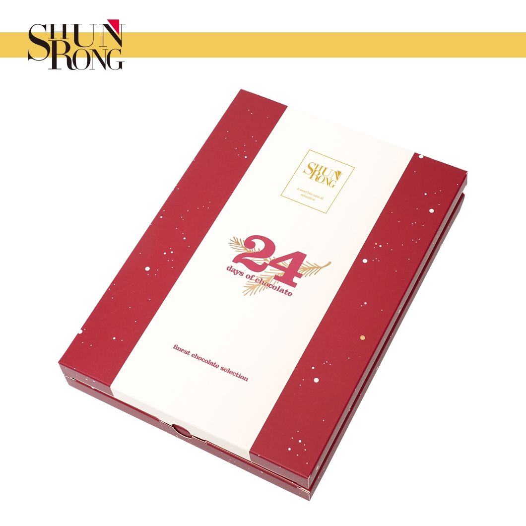 chocolate-gifting-packaging-advent-calendar-boxes-with-PET-blister-in-a-book-shape