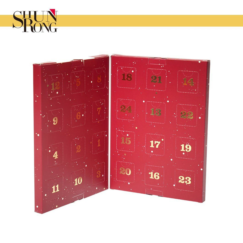 chocolate-gifting-packaging-advent-calendar-boxes-with-PET-blister-in-a-book-shape