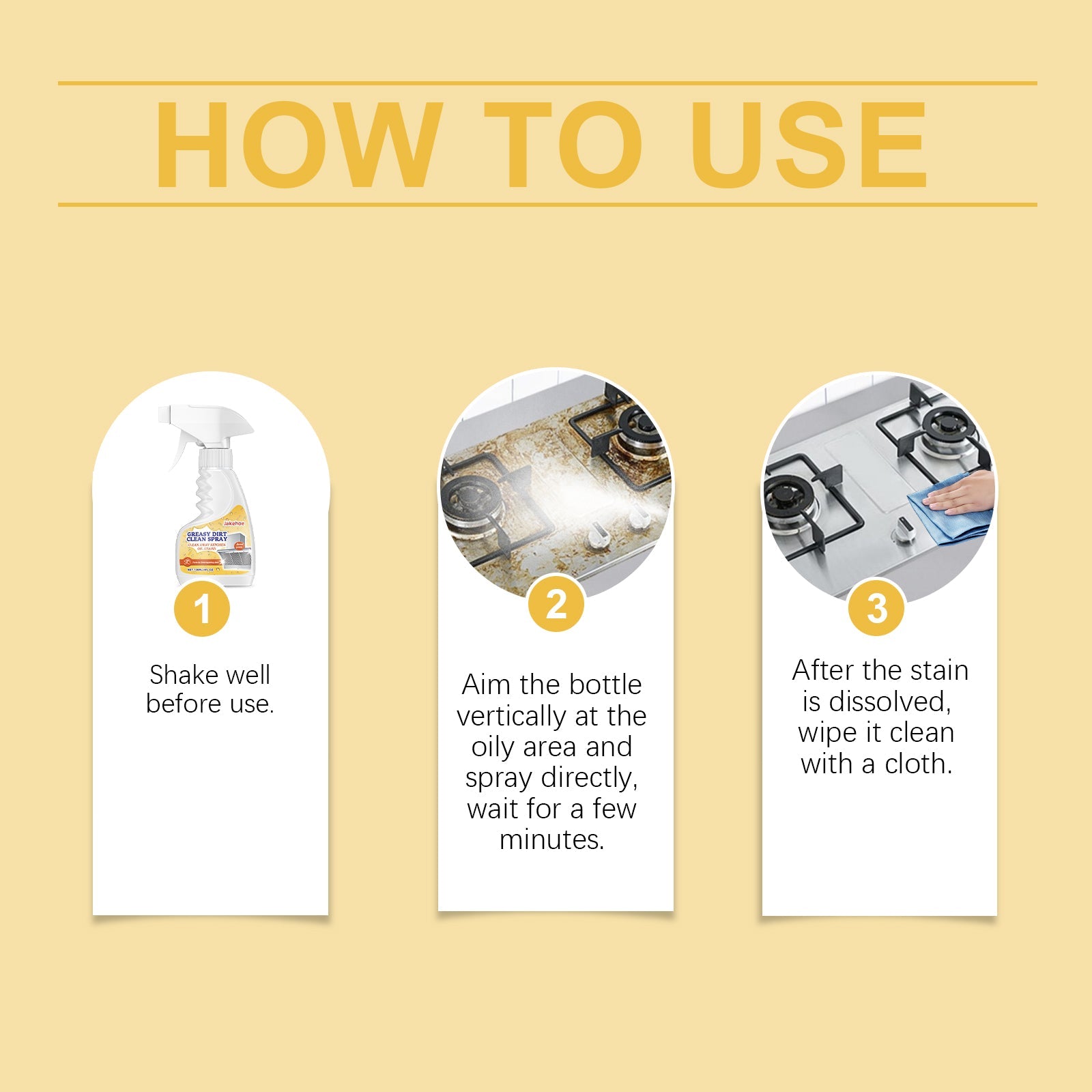 SUCIHOME Heavy Duty Kitchen Degreaser Spray