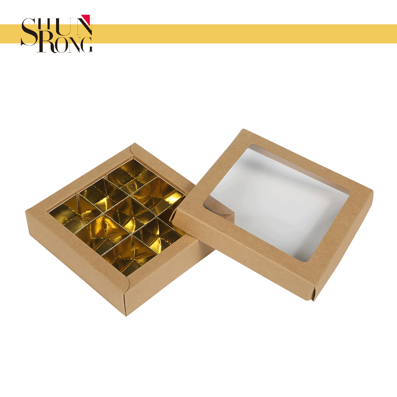 food-contact-paper-packaging-lid-and-base-box-with-PET-window-for-chocolate-bonbon